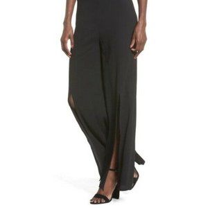 Leith High Waist Slit Front Pants